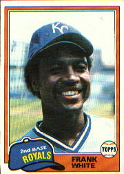1981 Topps Baseball Cards      330     Frank White